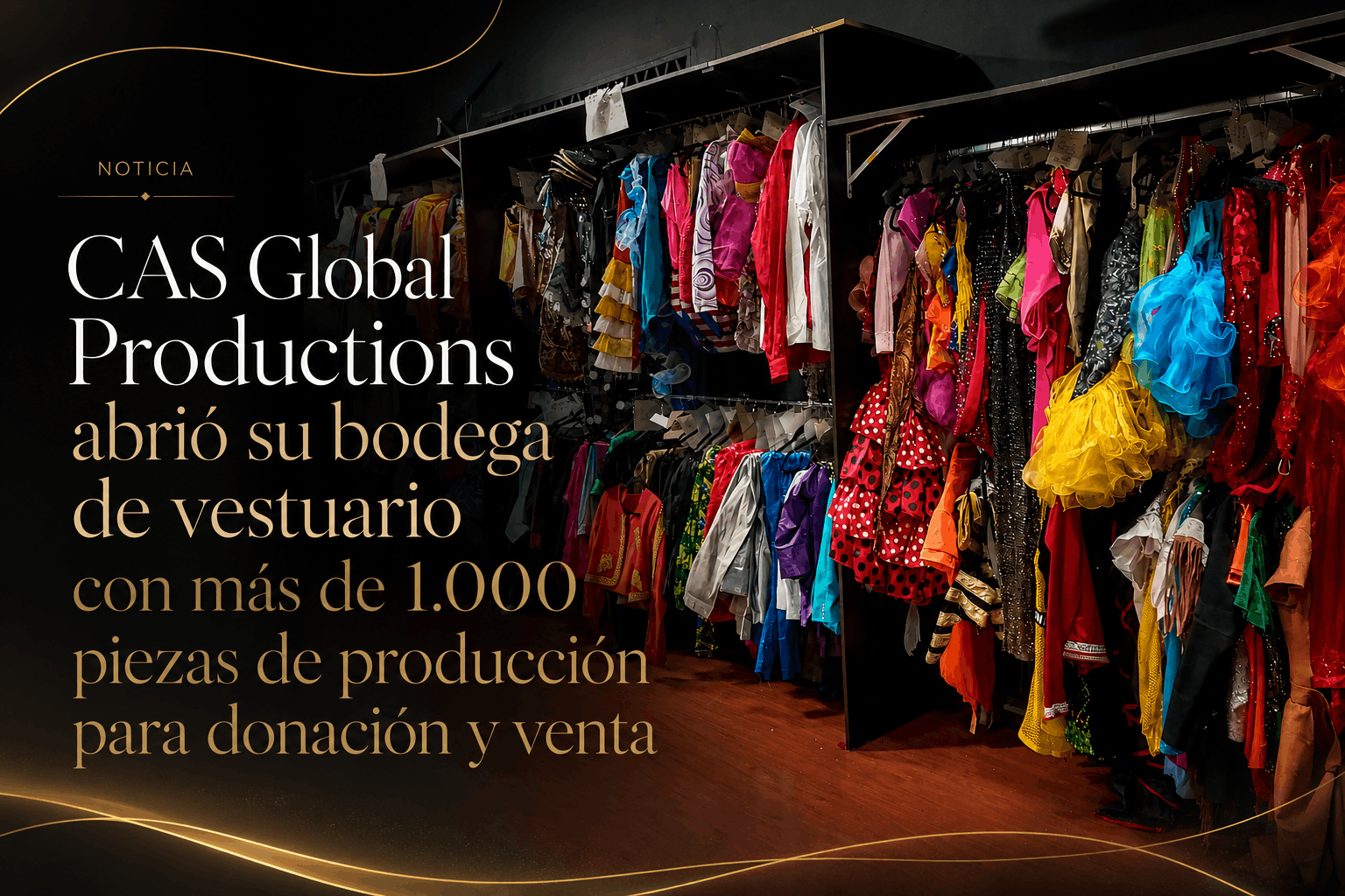 CAS Global Productions le da segunda vida a su vestuario de escena para fortalecer las escuelas de salsa de Cali
